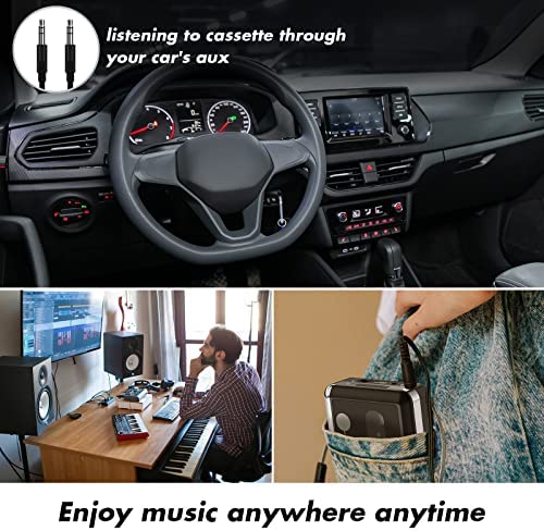 DIGITNOW Cassette Player, Portable USB Cassette to MP3 Converter, Walkman Audio Music Cassette Tape to Digital Converter Player with Earphones, No PC Required - Image 5