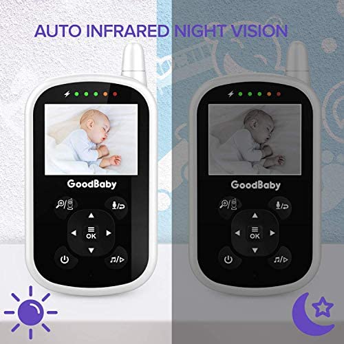 Video Baby Monitor with Camera and Audio - Auto Night Vision,Two-Way Talk, Temperature Monitor, VOX Mode, Lullabies, 960ft Range and Long Battery Life - Image 5
