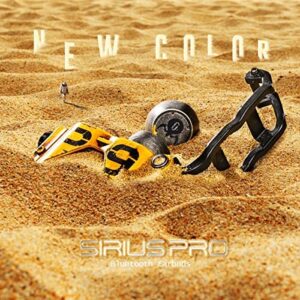 Gravastar Sirius Pro Wireless Earbuds, Bluetooth TWS Earbuds with 16 Hours Playtime, Deep Bass 3D Stereo, Headphones for iPhone/Android(War Damaged Yellow)