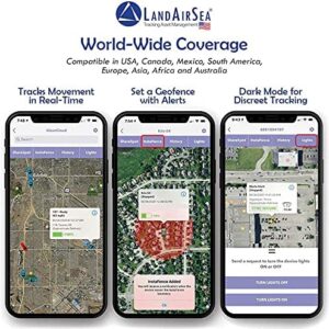 LandAirSea 54 GPS Tracker, – Waterproof Magnet Mount. Full Global Coverage. 4G LTE Real-Time Tracking for Vehicle, Asset, Fleet, Elderly and more. Subscription is required