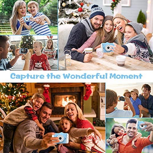 WOWGO Kids Digital Camera - 12MP Children's Camera with Large Screen for Boys and Girls, 1080P Rechargeable Electronic Camera with 32GB TF Card - Image 7