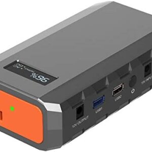 88.8Wh|65Watts Portable Laptop Phone Charger with AC DC USB Outlets, A Super Travel Portable Battery Pack & Power Bank for HP Notebooks, MacBook, iPad, iPhone