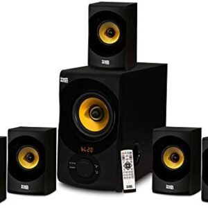 Acoustic Audio AA5170 Home Theater 5.1 Bluetooth Speaker System 700W with Powered Sub