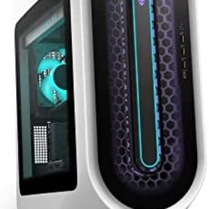 Alienware Aurora R13 Gaming Desktop – Intel Core i7-12700F, 16GB DDR5 RAM, 512GB SSD + 1TB HDD0, Nvidia RTX 3060Ti LHR 8GB GDDR6, Air Cooled, Killer, WiFi 6, Bluetooth 5.2, Windows 11 Home – White