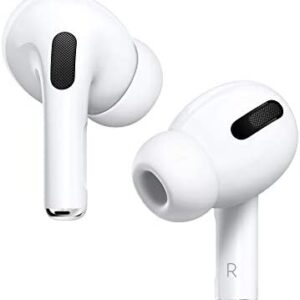 Apple AirPods Pro Wireless Earbuds with MagSafe Charging Case. Active Noise Cancelling, Transparency Mode, Spatial Audio, Customizable Fit, Sweat and Water Resistant. Bluetooth Headphones for iPhone