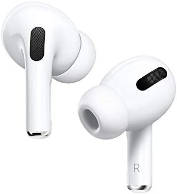 Apple AirPods Pro Wireless Earbuds with MagSafe Charging Case. Active Noise Cancelling, Transparency Mode, Spatial Audio, Customizable Fit, Sweat and Water Resistant. Bluetooth Headphones for iPhone