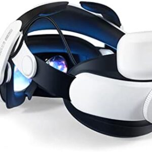 BOBOVR M2 Pro Battery Pack Head Strap Compatible with Quest 2,Magnetic Connection and Lightweight Design, 5200mah Replaceable Hot Swap Power Bank VR Accessories