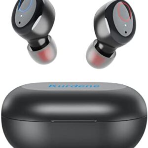 Bluetooth Wireless Earbuds,Kurdene S8 Deep Bass Sound 38H Playtime IPX8 Waterproof Earphones Call Clear with Microphone in-Ear Bluetooth Headphones Comfortable for iPhone, Android