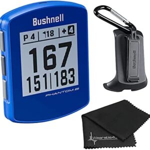 Bushnell Phantom 2 GPS Rangefinder with BITE Magnetic Mount and GreenView with Wearable4U Ultimate 3 Golf Tools Bundle