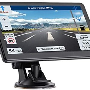 Car GPS Navigation GPS Navigation for Truck & RV & Car, Driver Alerts, Turn-by-Turn Directions, 2022 Map with Free Lifetime UpdateMap Update