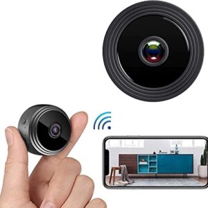 Crazypig 1080P HD Camera – Home Wireless Mini WiFi Camera Security Video Audio Recorder Camcorder Night Vision Micro Cam – Smart WiFi Portable Home Office Outdoor Indoor Room Cameras