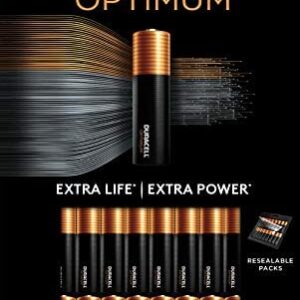 Duracell Optimum AA Batteries with Power Boost Ingredients, 28 Count Pack Double A Battery with Long-lasting Power, All-Purpose Alkaline AA Battery for Household and Office