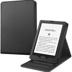 Fintie Flip Case for 6.8″ Kindle Paperwhite (11th Generation-2021) and Kindle Paperwhite Signature Edition – Slim Fit Vertical Multi-Viewing Stand Cover with Auto Sleep/Wake, Black