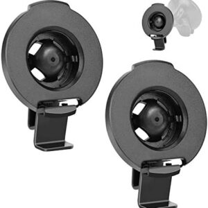 Garmin Accessories GPS Bracket Cradle Mount Compatible with Garmin Nuvi 42LM 44 52LM 54 55LMT 56 58 2407 2408 2447 2448 2467 2497 2507 2508 2547 2548 2557 2567 2577 Nuvi GPS (2 Pack)