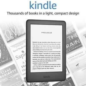 Kindle – With a Built-in Front Light (10th Gen 2019 release) – Black – Without Lockscreen Ads