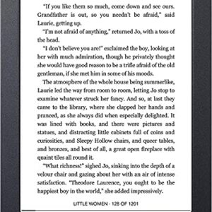 Kobo Nia | eReader | 6” Glare Free Touchscreen | Adjustable Brightness | Thin & Light | eBooks | WiFi | 8GB of Storage | Carta E Ink Technology | Black