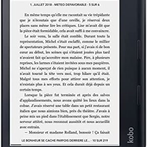 Kobo Sage | eReader | 8” HD Glare Free Touchscreen | Waterproof | Adjustable Brightness and Color Temperature | Blue Light Reduction | Bluetooth | WiFi | 32GB of Storage | Carta E Ink Technology