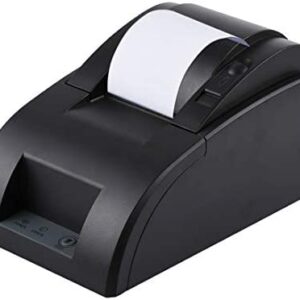 LUOKANGFAN LLKKFF Office Electronics Receipt Printers T58ZP Parallel Port 58mm Thermal Printer(Black) Printer Accessory
