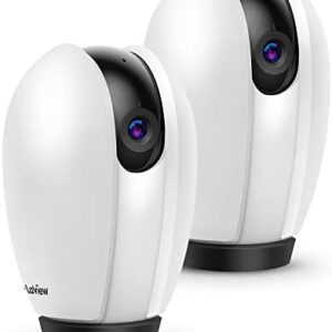 LaView PT Security Cameras, Cameras for Home Security with Motion Detection, Two-Way Audio, Night Vision, Indoor WiFi Camera for Baby/Pet, Alexa, USA Cloud Service
