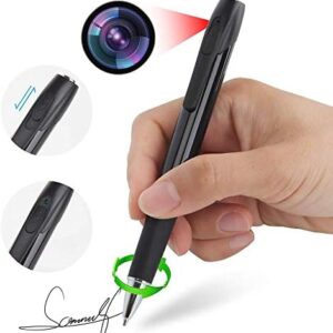 Mini Hidden Camera Pen Camera HD 1080P Video Recorder,Camara Espia, Body Camera Portable Pocket Camera 150 Minutes Battery Life with 32GB SD Card for Business Conference and Security