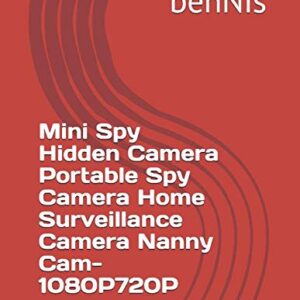 Mini Spy Hidden Camera Portable Spy Camera Home Surveillance Camera Nanny Cam- 1080P720P