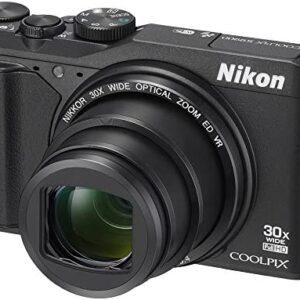 Nikon COOLPIX S9900 Digital Camera with 30x Optical Zoom and Built-in Wi-Fi (Black)(Renewed)