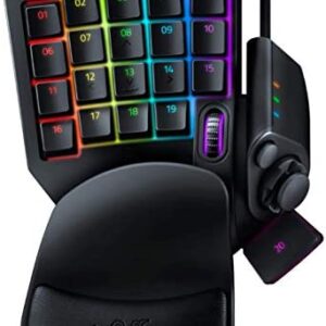 Razer Tartarus v2 Gaming Keypad: Mecha-Membrane Key Switches – 32 Programmable Keys – Customizable Chroma RGB Lighting – Programmable Macros – Classic Black