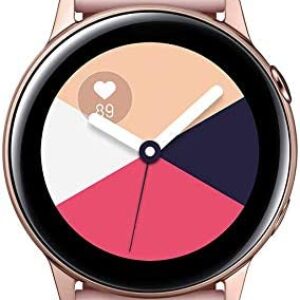 SAMSUNG Galaxy Watch Active (40MM, GPS, Bluetooth) Smart Watch with Fitness Tracking, and Sleep Analysis – Rose Gold (US Version)