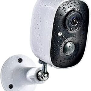 Security Camera Wireless Outdoor, 1080P Color Night Vision AI Motion Detection 2-Way Talk Battery Powered WiFi Home Indoor Camera IP65 Weatherproof Spotlight Siren Alarm Cloud/SD Storage