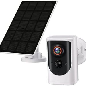 Security Camera Wireless Outdoor, EKEN Solar Security Camera for Home Security, 1080P HD, Smart Motion Detection, 2-Way Talk, Night Vision, Cloud Storage, IP65 Weather Resistance