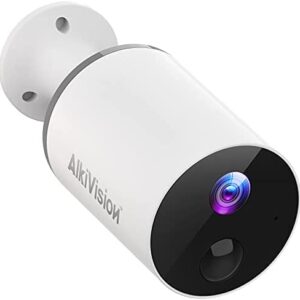 Security Cameras Wireless Outdoor – 1080p HD Night Vision WiFi Wireless Cameras for Home Security, Waterproof Surveillance Camera with Motion Detection, 2-Way Audio, Rechargeable Battery, SD Storage