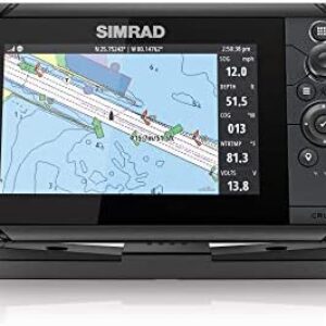 Simrad Cruise 7-7-inch GPS Chartplotter with 83/200 Transducer, Preloaded C-MAP US Coastal Maps,000-14996-001