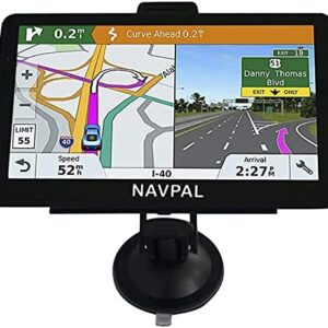 Slimline GPS Navigation for Car, (7 INCH) USA Edition 2022 (Free Lifetime Updates) Turn-by-Turn Voice and Lane Guidance, Speed and Red Light Warning (American Brand)