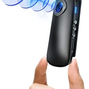 Small Body Camera 1080P Full HD ,Mini Spy Camera with 64GB Memory Card,Premium Portable Body Camera with Motion Detection Wearablefor Office, Law Enforcement, Security Guard(Black)