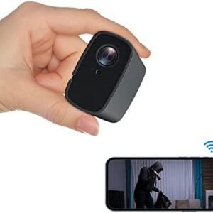 Smart Spy Mini Camera, ASIEVIE M1 WiFi (Only 2.4 GHz ) 1080P Indoor Portable Nanny Cam with Video Recording/Night Vision/ Motion Activated/ Loop Record Small Cameras