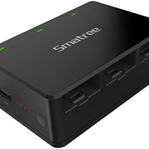 Smatree Portable Charging Station Compatible with DJI Tello Battery , Simultaneously Charge 3 Batteries