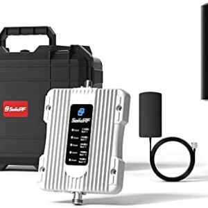 SolidRF-Cell Phone Booster for RV Truck-Vehicle Cell Phone Booster Compatible with All Carriers Networks-Boosts 3G 4G LTE Signal-5G Ready for Bands 12/13/17/5/2/25/4-FCC Approved