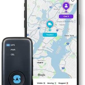 Spytec GPS GL300 GPS Tracker for Vehicles, Cars, Trucks, Motorcycles, Loved Ones and Asset Tracker with Real-Time Tracking and App