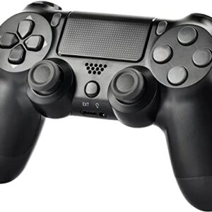 TOPAD Wireless Game Controller Compatible for PS4 with Enhanced Remote Joystick/Audio/Touch pad,Compatible with Playstation 4/Slim/Pro Console,with Charging Cable (Black)