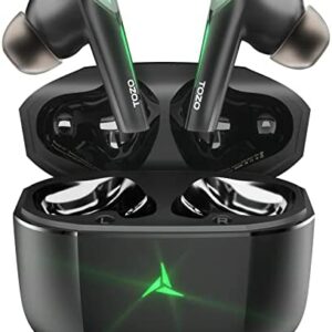 TOZO G1 Wireless Earbuds Bluetooth Gaming Headphones with Microphone High Sensitivity in-Ear Headset with Game/Music Mode Breathing Light and 45ms Ultra Low-Latency Specially Designed for Gaming