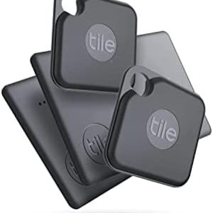 Tile Slim + Pro (2020) 4-Pack (2 Slims, 2 Pros) – High-Performance Bluetooth Tracker, Keys Finder and Item Locator for Keys, Bags, Wallets and More, Water Resistance and 1 Year Replaceable Battery