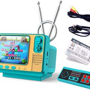 WELLST·G Retro Video Games Console for Kids Adults Built-in 308 Classic Electronic Game 3.0” Screen Mini TV Games Console Support TV Output and USB Charging Birthday Xmas Gift for Boys Girl 4-12