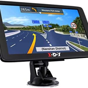 XGODY GPS Navigation for Car Truck GPS Navigation System 2022 Map 7 Inch Touchscreen Car GPS Navigator 8GB 256M with Voice Guidance and Speed Camera Warning Auto GPS with Lifetime Free Map Update