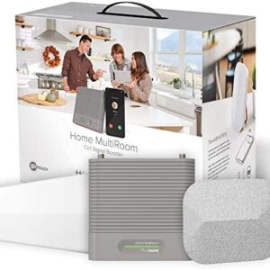 weBoost Home MultiRoom – Cell Phone Signal Booster | Boosts 4G LTE & 5G up to 5,000 sq ft for all U.S. Carriers – Verizon, AT&T, T-Mobile & more | Made in the U.S. | FCC Approved (model 470144)