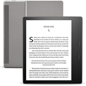 Kindle Oasis – With adjustable warm light – Wi-Fi + Free Cellular Connectivity, 32 GB, Graphite