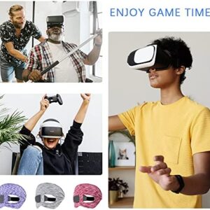 VakiReyy 3Pcs VR Mask Sweat Band for Oculus Quest 2 Accessories, Breathable VR Sweat Guard Face Cover VR Eye Mask Cover for VR Workouts Use Wearable Tech Virtual Reality Gear Headset