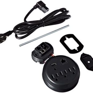 Liberty Safe Power Outlet Kit for Interior Safe Accessories with USB and Ethernet for Dehumidifiers and Lights