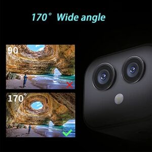 GOYST HD Mini 4K Wireless Camera, WiFi Outdoor Dual Lens Camera, Smart Night Vision Portable Travel Magnetic Security Camera, Nanny Indoor Outdoor Video Recorder