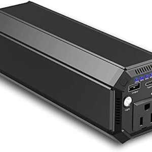 Portable Laptop Charger, 31200 mAh High Capacity USB C Power Bank with 100W AC Outlet, Fast Charging External Battery Pack Compatible with MacBook, iPhone, Samsung, HP, Dell, Lenovo and More (N5)