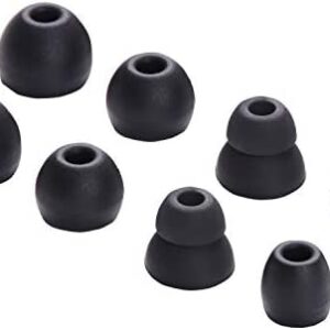 Replacement Eartips Silicone Earbuds Buds Set for Powerbeats Pro Beats Wireless Earphone Headphones,4 Pair (Black)